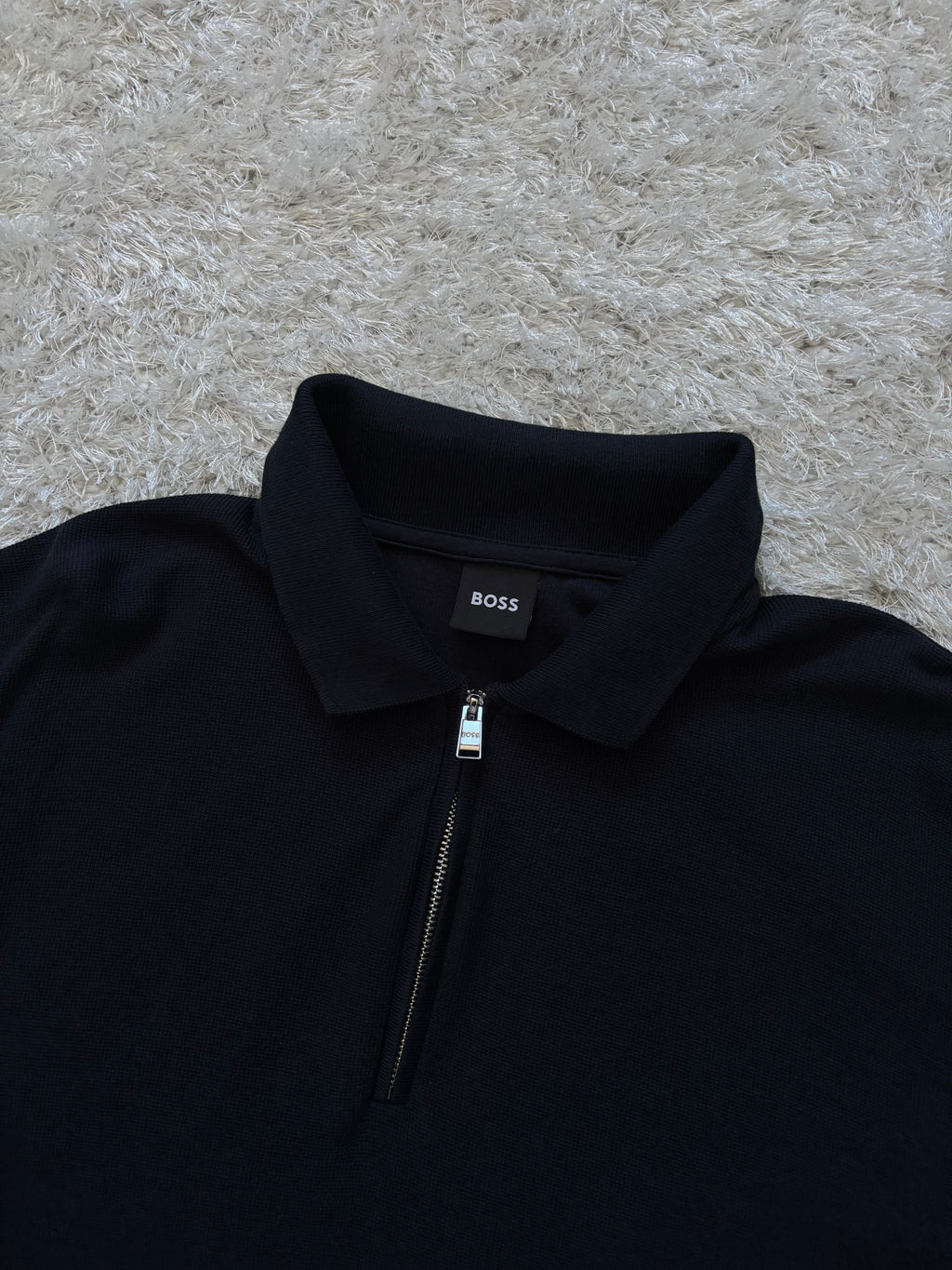 Boss Half Zip-Up T-Shirt