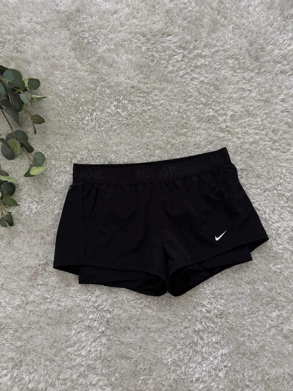 Nike Just Do It Shorts with Leggings (Дамско)