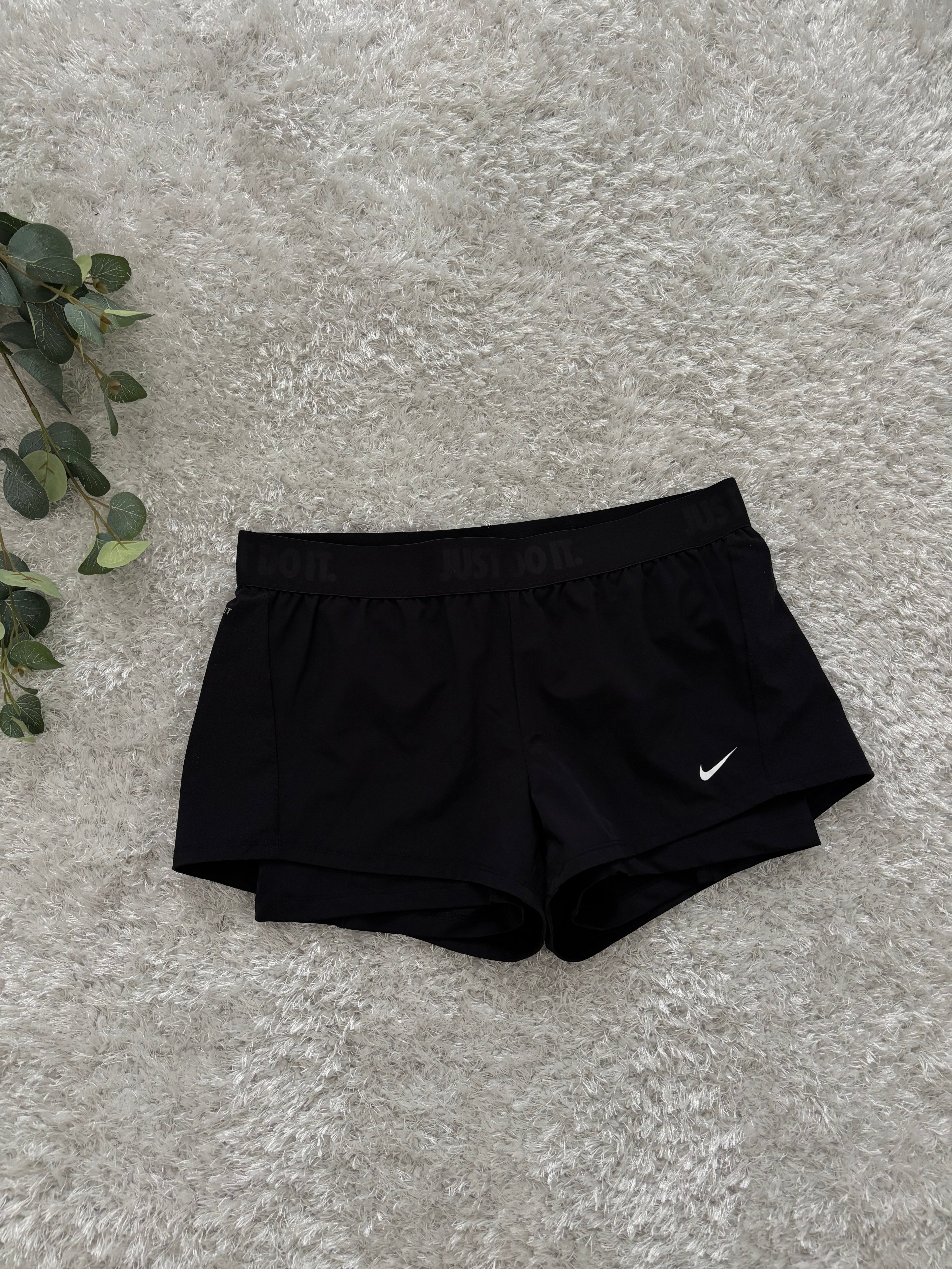 Nike Just Do It Shorts with Leggings (Дамско)