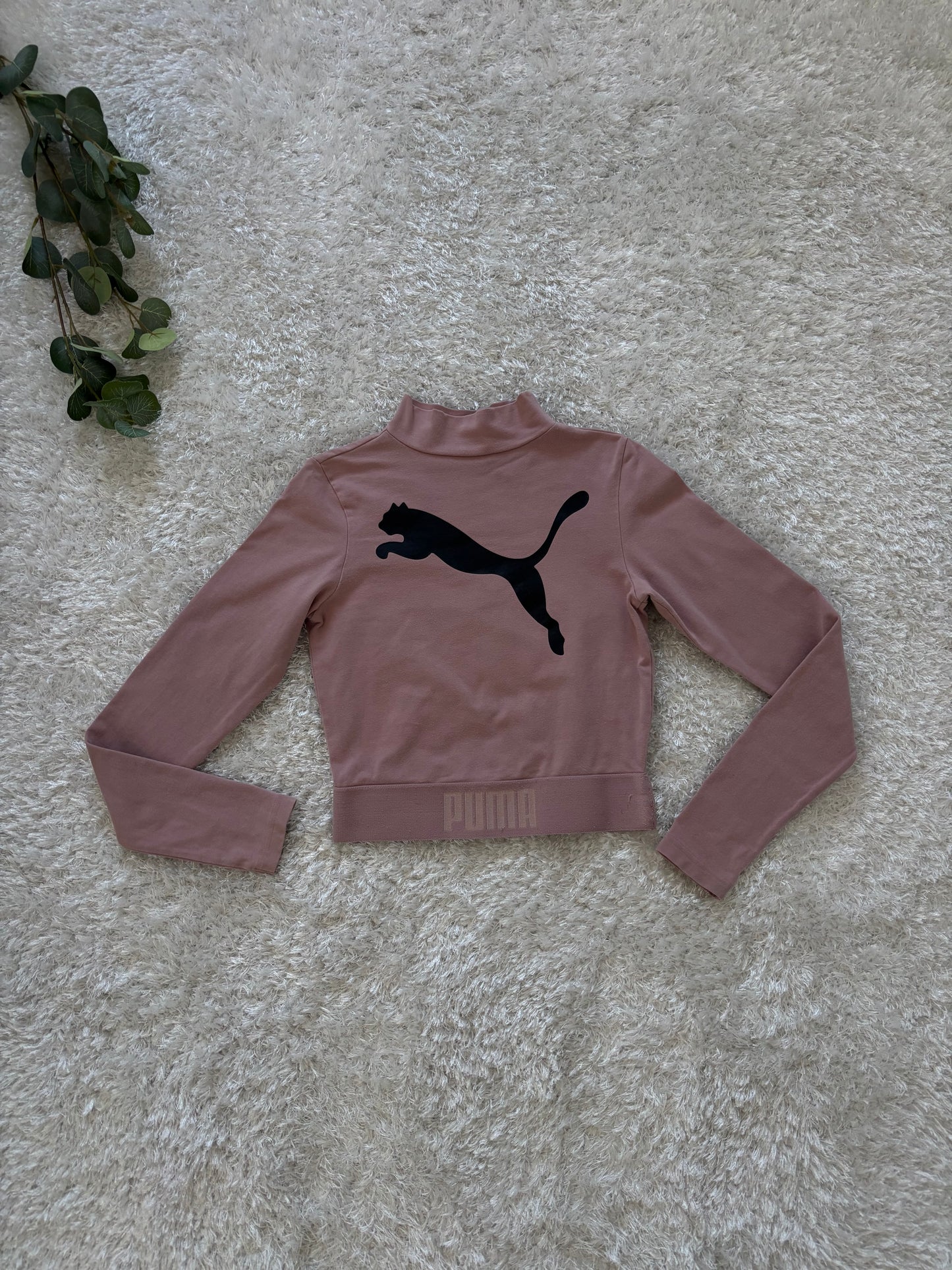 Puma Crop Top Long Sleeve (Дамско)