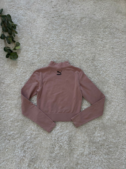 Puma Crop Top Long Sleeve (Дамско)
